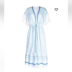 NWT Lemlem Ruki Plunge Neck Dress Small